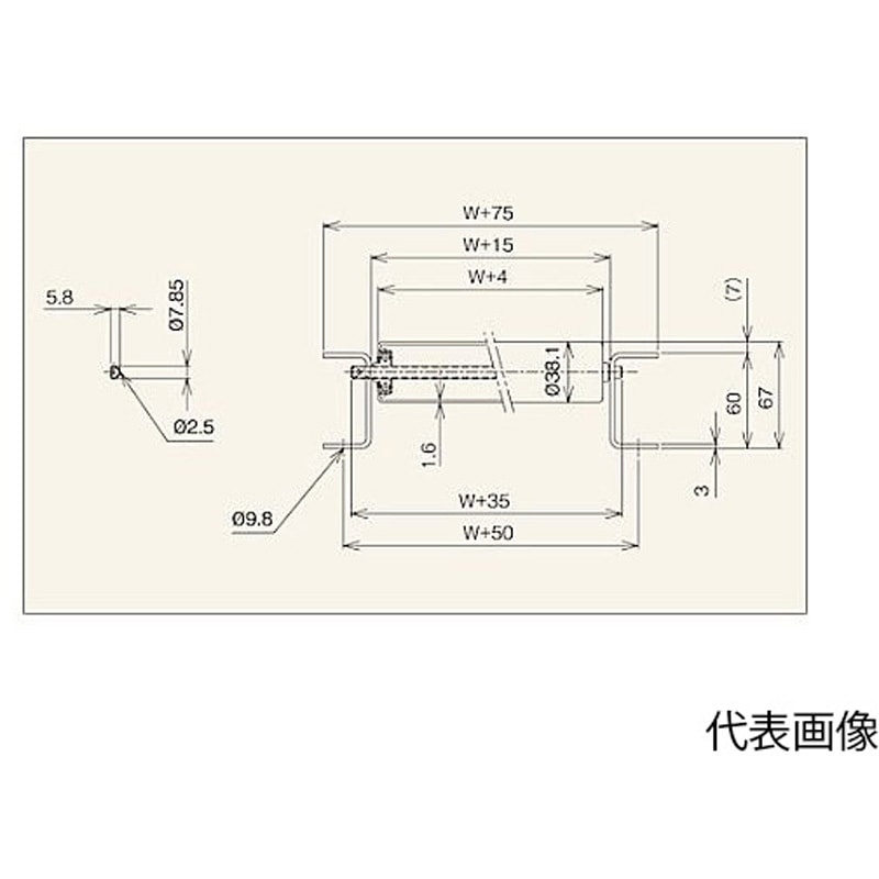 RA-3816 2000LX400WX75P アルミ製ローラコンベヤRA3816型 RA-3816シリーズ 1台 マキテック 【通販モノタロウ】
