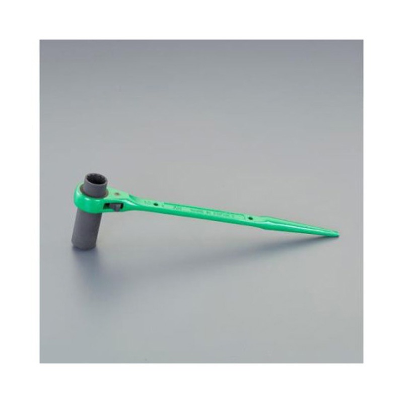 EA602AV-4 両口ラチェットレンチ 片ロング/シノ付 EA602AVシリーズ 1本 エスコ 【通販モノタロウ】