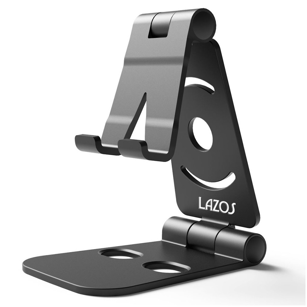 L-SPS-B スマホスタンド 卓上型 1ケース 20個入 L-SPSシリーズ 1ケース(20個) Lazos 【通販モノタロウ】