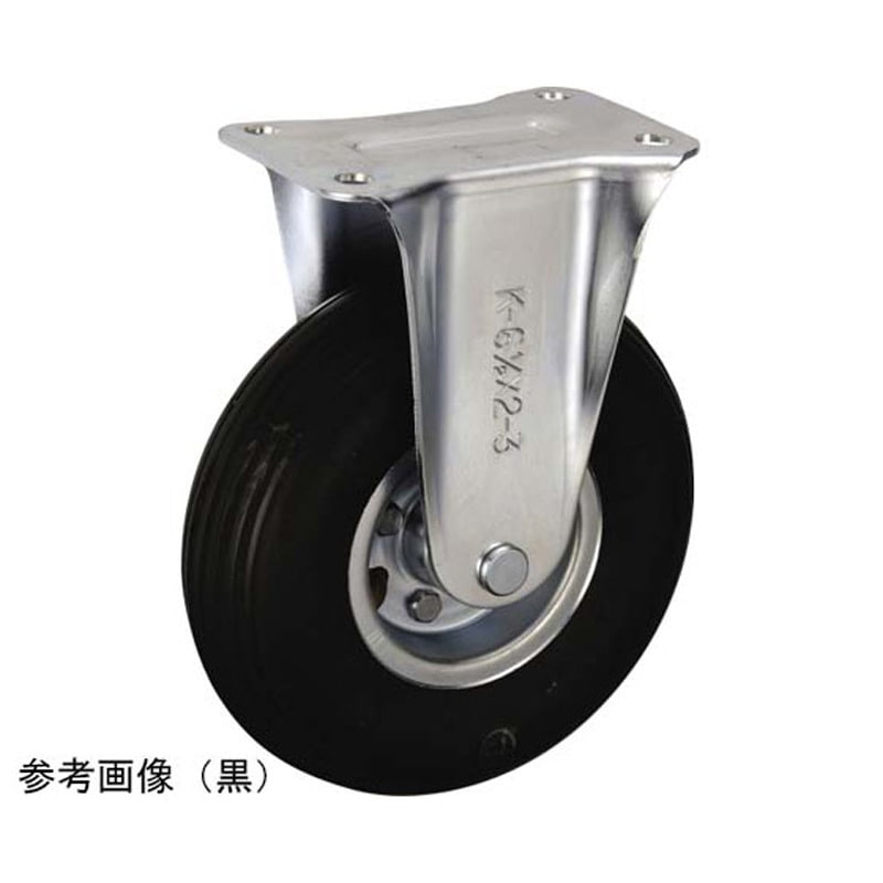HLK2.50-4-FO-GRAY 産業車輌用キャスター 固定キャスター HLK/HLKY/HLKF 1個 ウカイ(岐阜産研工業) 【通販モノタロウ】