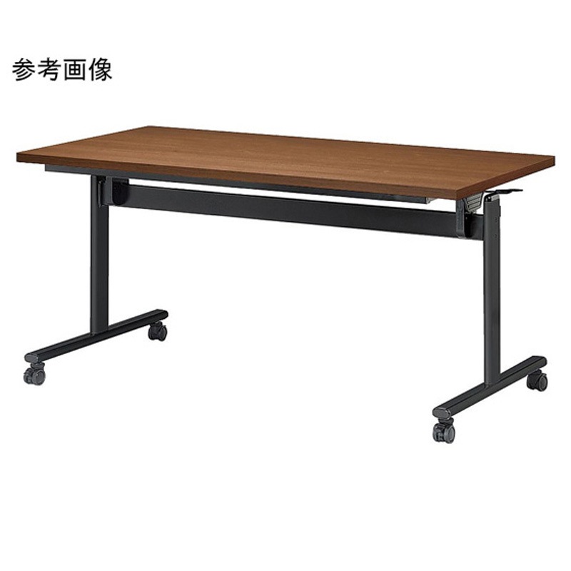 TOV-B1560K-WN ミーティングテーブル 角型 脚部/ブラック 1500×600×720mm TOV-B1560Kシリーズ 1台 ニシキ工業 【通販モノタロウ】