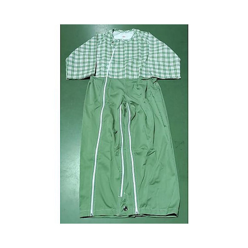 介護つなぎ グリーン 10枚入 1箱(10枚) アズワン 【通販モノタロウ】