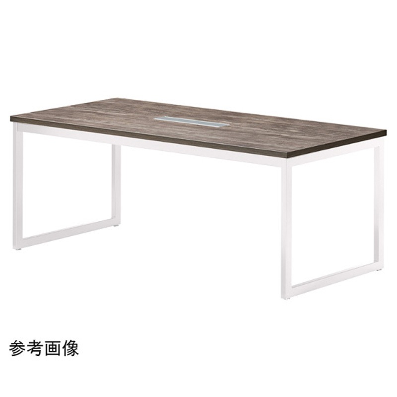 QB-H1810W-SK ミーティングテーブル ワイヤリングBOXタイプ QBシリーズ ニシキ工業 高さ720mm幅1800mm奥行1000mm  QB-H1810W-SK