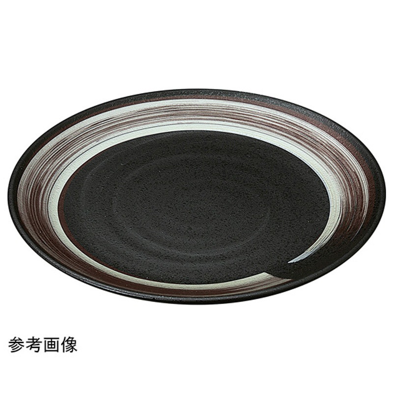 80521210 神龍鉢 黒に二色一筆 1個 福井クラフト 【通販モノタロウ】