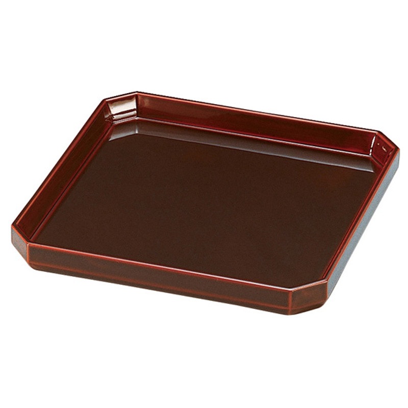 53270820 木製 隅切敷板 溜 漆塗 1個 福井クラフト 【通販モノタロウ】