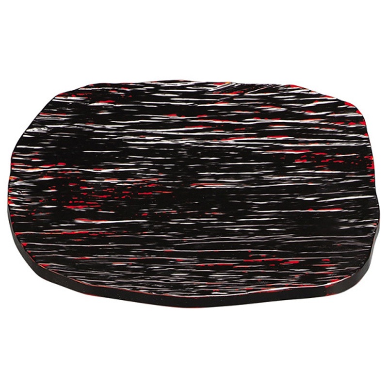 54260170 木製 東尋坊長角とんかつ皿 1個 福井クラフト 【通販モノタロウ】