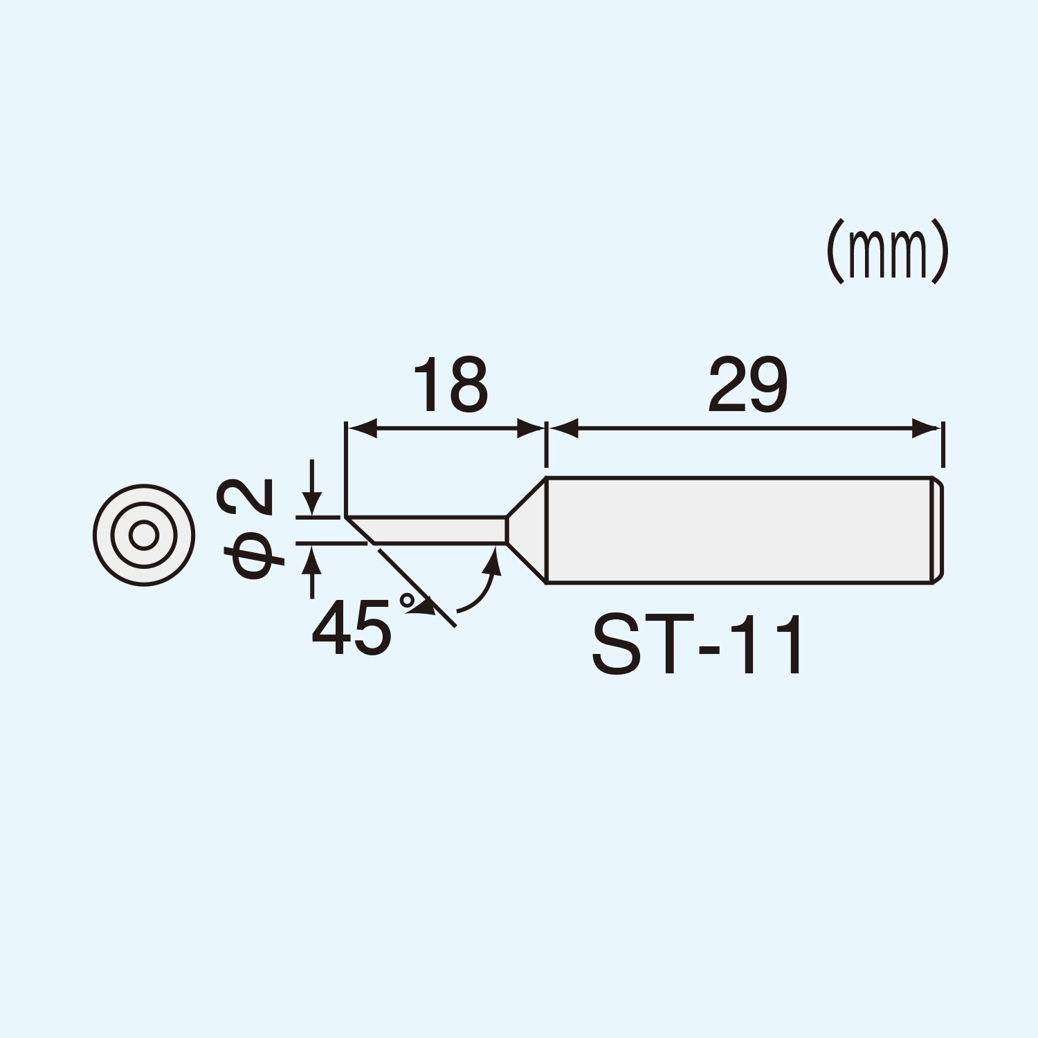 非常に良い】エンジニア SK-40シリーズ用半田コテチップ ST-20 wyw801m