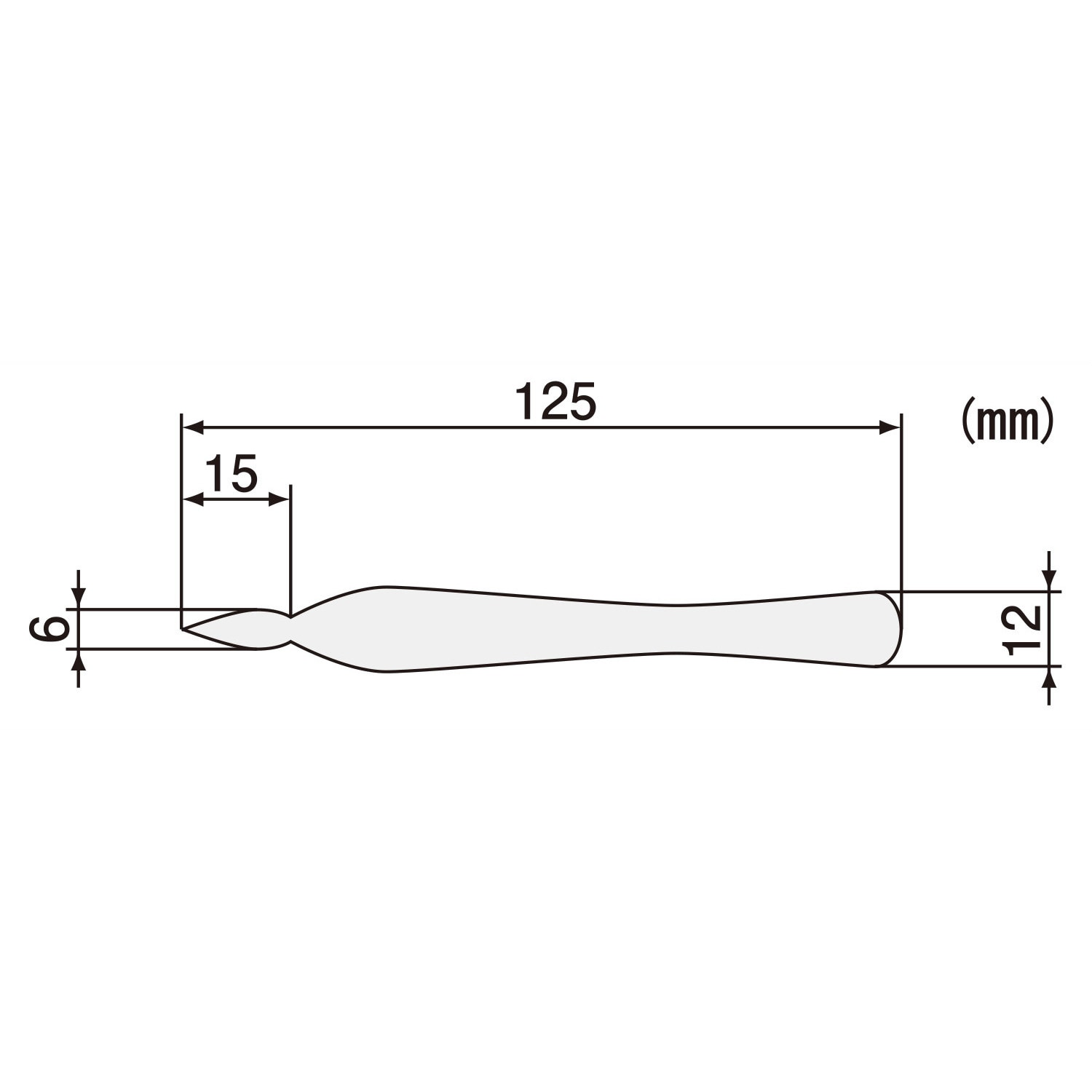 PT-07 ピンセット エンジニア SUS304製 先端ギザ付 全長125mm PT