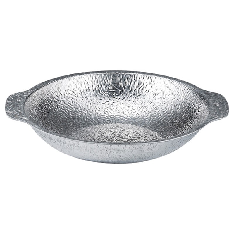 70030120 ステン両手雪花鍋 シルバー 1個 福井クラフト 【通販モノタロウ】