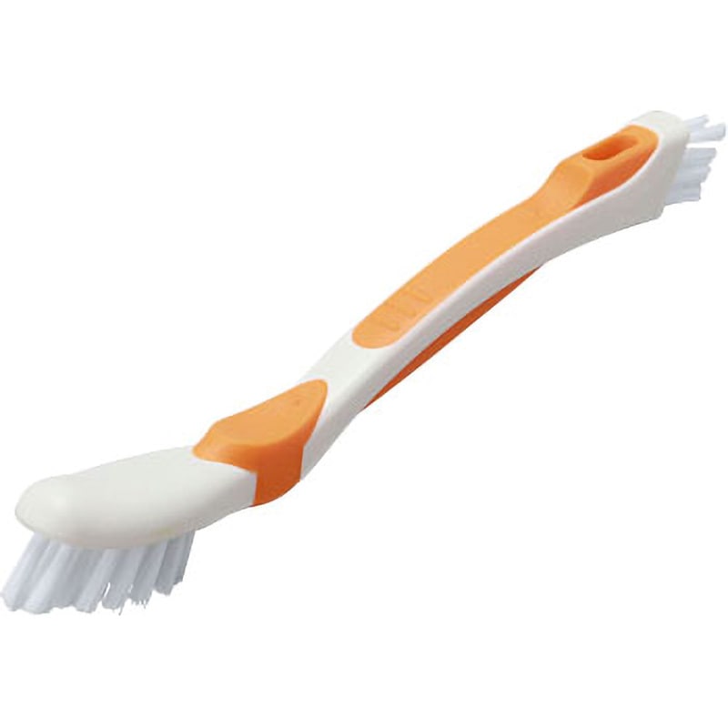 〔200個セット〕 ランドリーウオッシュ フットシューズブラシ オレンジ 84611 （シューズブラシ） 200個セット ランドリーウオッシュ フットシューズブラシ オレンジ