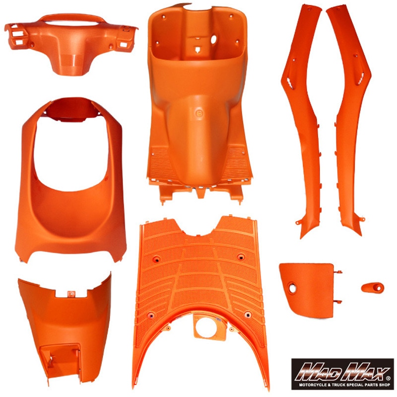 YJ55-AF27IN-OR ホンダ DIO AF27/AF28 純正タイプ インナーカバー 外装 9点セット オレンジ 1セット MAD MAX(マッドマックス) 【通販モノタロウ】