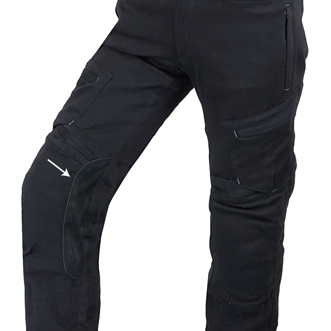 RR7483BK3 ストレッチライトパンツ ラフアンドロード ブラック色
