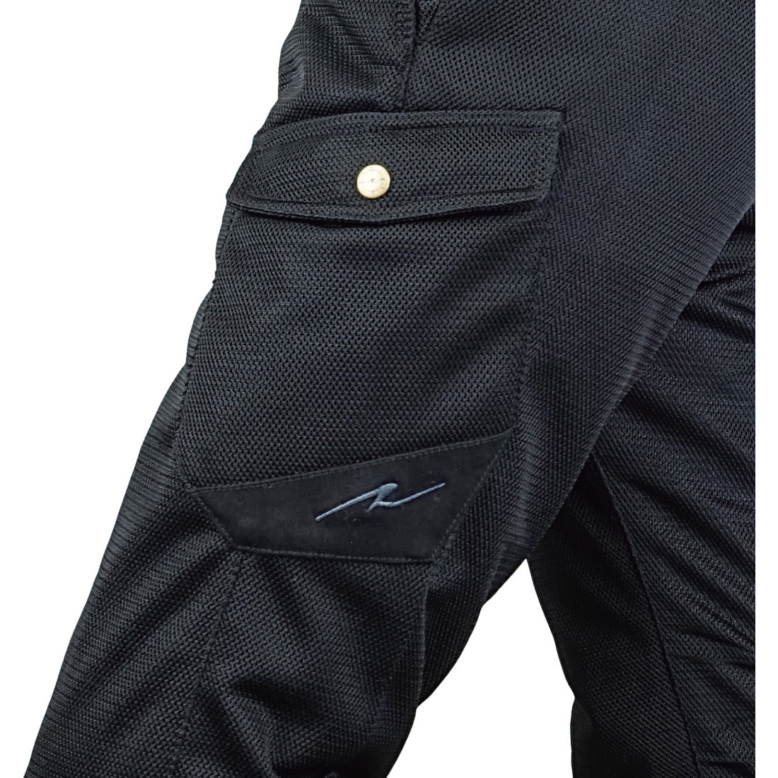 RR7513LFBK1 メッシュカーゴパンツルーズフィット
