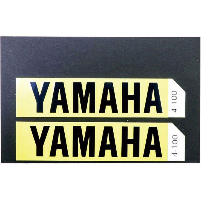 Q5K-YSK-001-T61 YAMAHA エンブレムセット ワイズギア ブラック色 幅