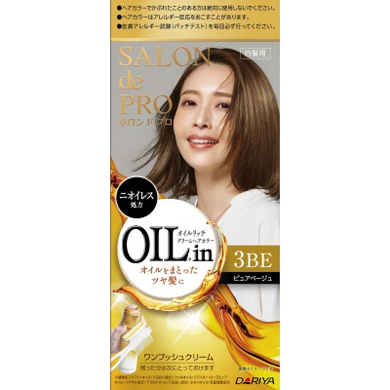 サロンドプロ オイルリッチクリームヘアカラー(白髪用) ダリヤ[理美容
