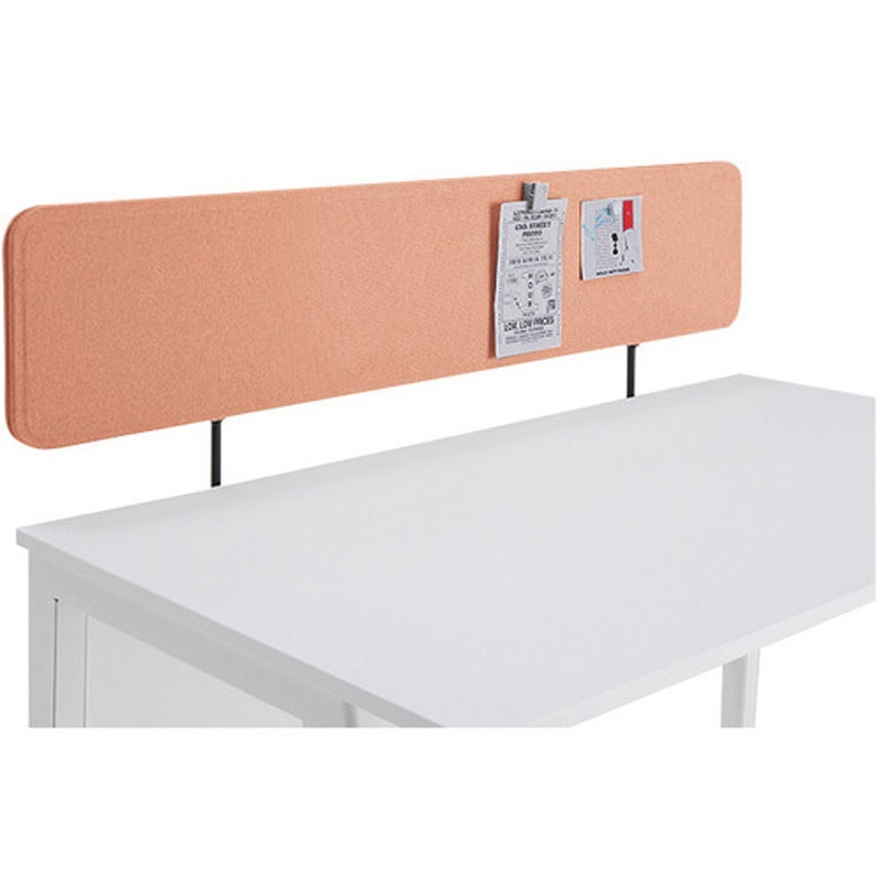 HN12P-SP デスクトップパネル(クロス) HN型 フアナ Huana ナイキ シェルピンク色 間口1200mm奥行26mm高さ350mm  HN12P-SP