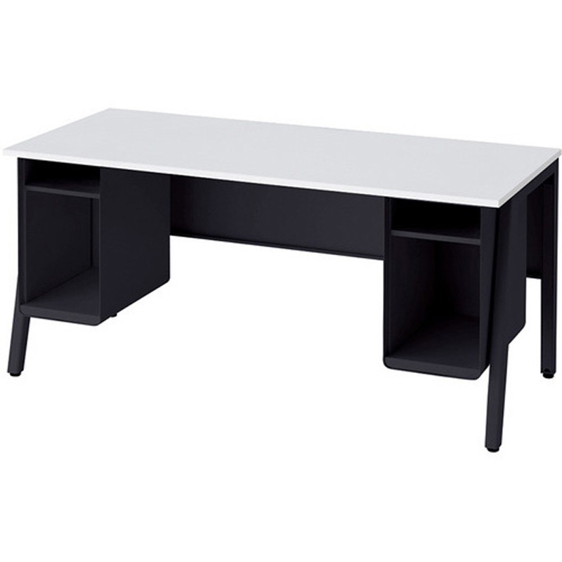 HN147TNN-SBH ワークデスク(両袖デスク・オープン袖) HN型 フアナ Huana ナイキ 高さ720mm間口1400mm奥行685mm  HN147TNN-SBH