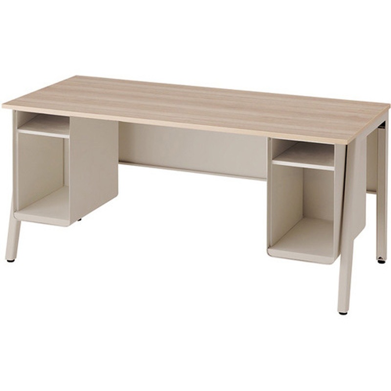 HN147TNN-STSO ワークデスク(両袖デスク・オープン袖) HN型 フアナ Huana ナイキ 高さ720mm間口1400mm奥行685mm  HN147TNN-STSO