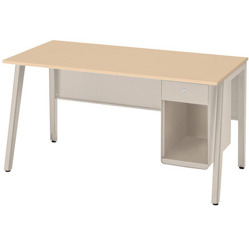 HN147TH-STS ワークデスク(片袖デスク・引出し付袖) HN型 フアナ Huana ナイキ 高さ720mm間口1400mm奥行685mm  HN147TH-STS 71,390円