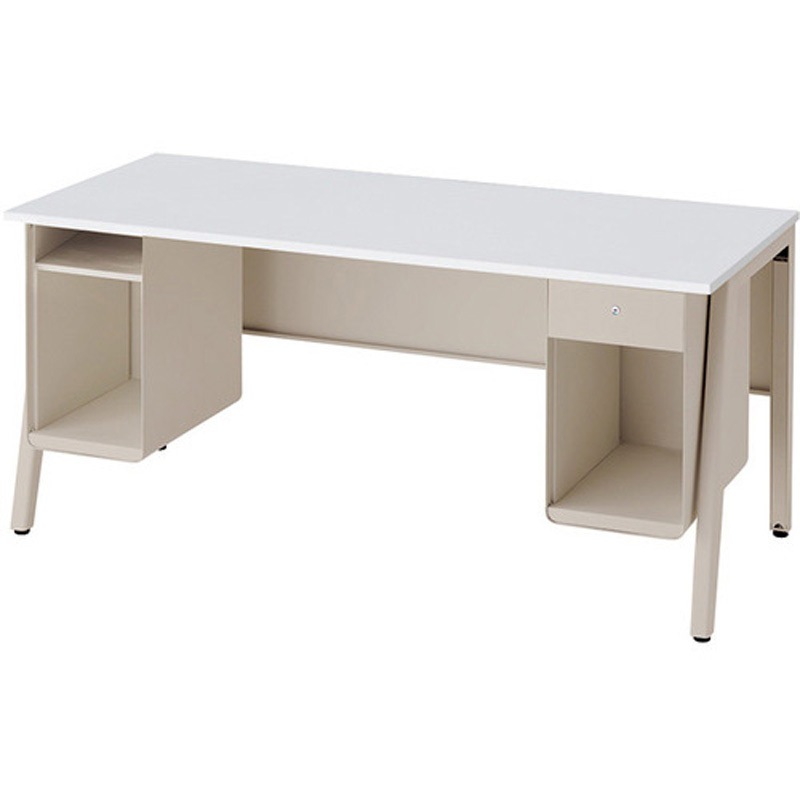 HN147THN-STH ワークデスク(両袖デスク・引出し付袖/オープン袖) HN型 フアナ Huana ナイキ 高さ720mm間口1400mm奥行685mm  HN147THN-STH