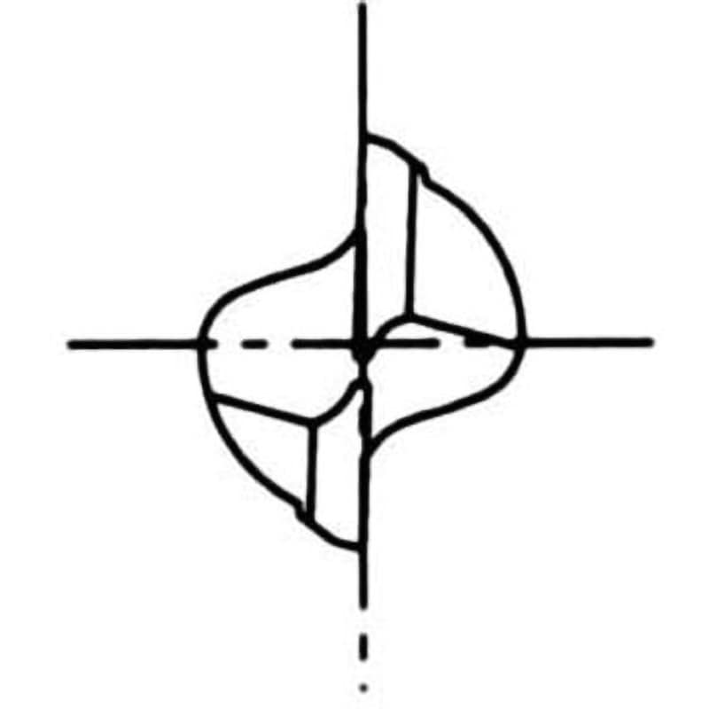 XPM-EDS 12 粉末ハイススクエアエンドミル XPM 2刃 ショート XPM-EDS