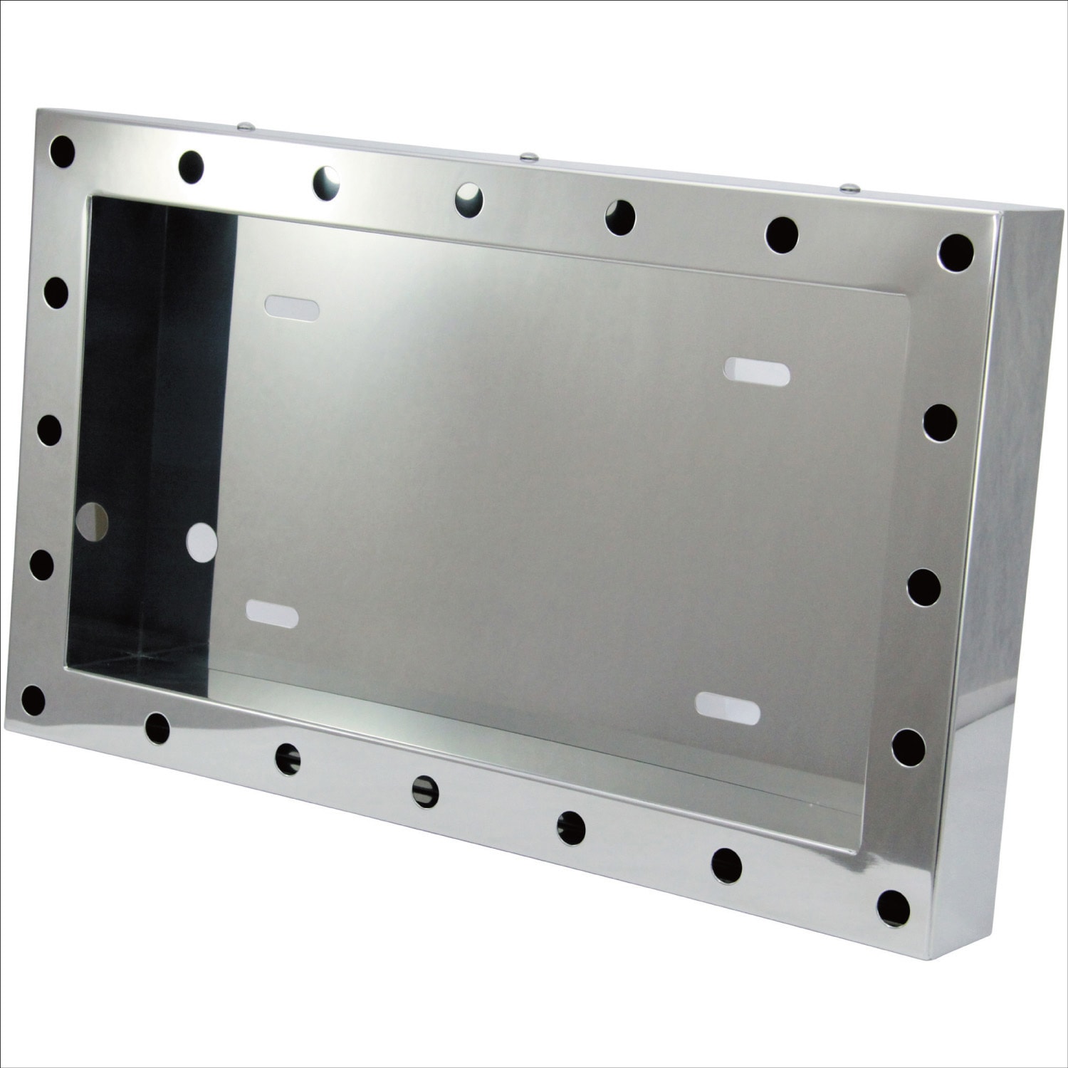 パイロットランプ取付け穴付ナンバープレート枠 JET INOUE(ジェット