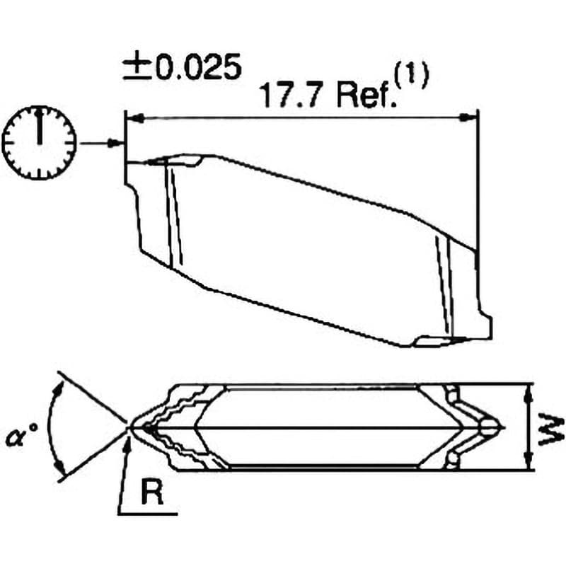 TIP2P0.5-ISO IC908 チップ TIP 1箱(10個) イスカル 【通販サイト