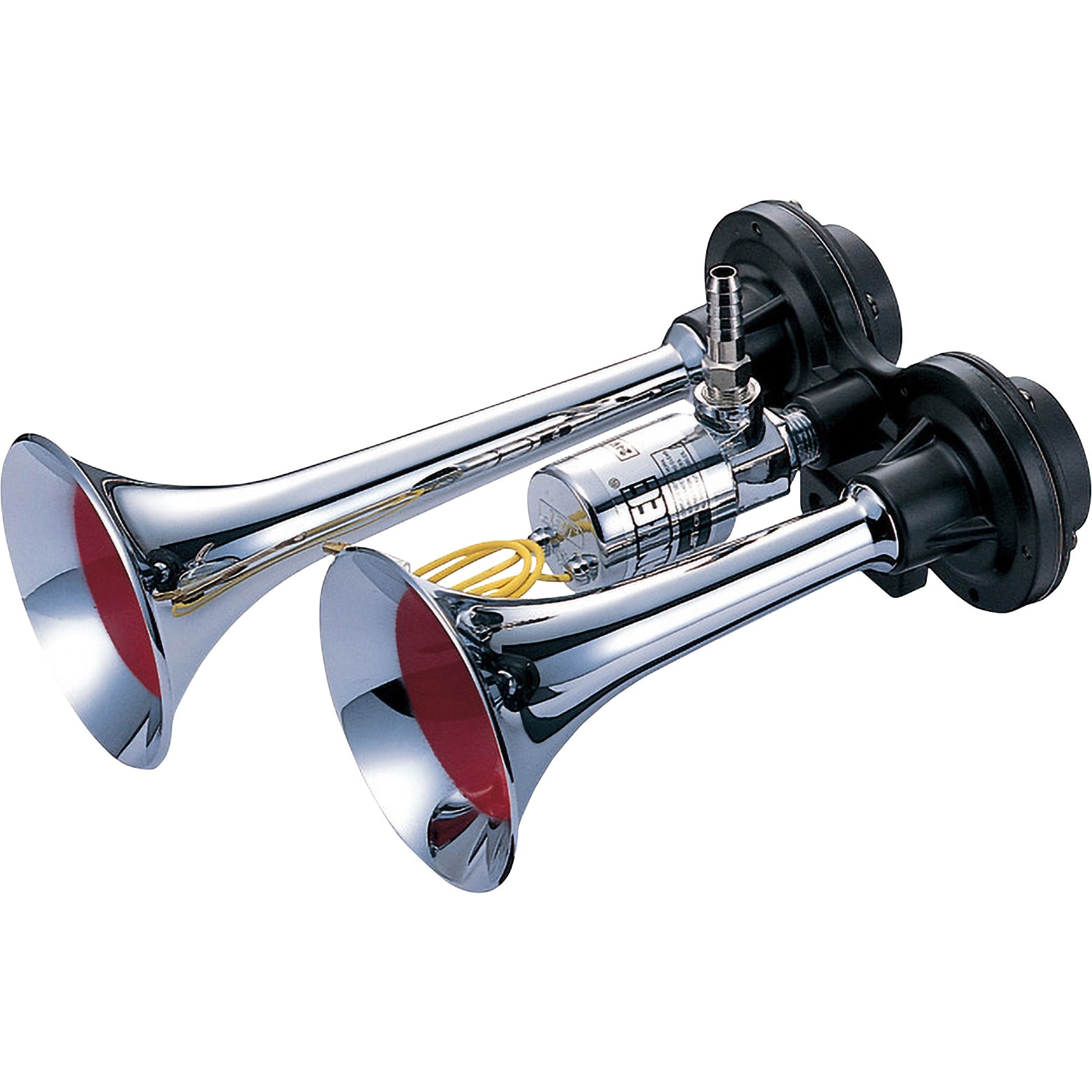 ☆岐阜発 MINI YANKEE / ヤンキーホーン / 2.5Lエアタンク / ホーンスイッチ / ホース付き / 住吉 / 12v 24v兼用 / 中古品 □ 10/30 □☆ 試聴出来る⇩絆限定！！ハイパワーミニヤンキーホーン200ｍｍ 24Ｖ