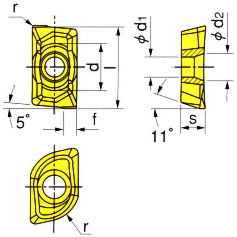 APKT100312TR-RM IC328 チップ APKT-TR-RM 1箱(10個) イスカル 【通販