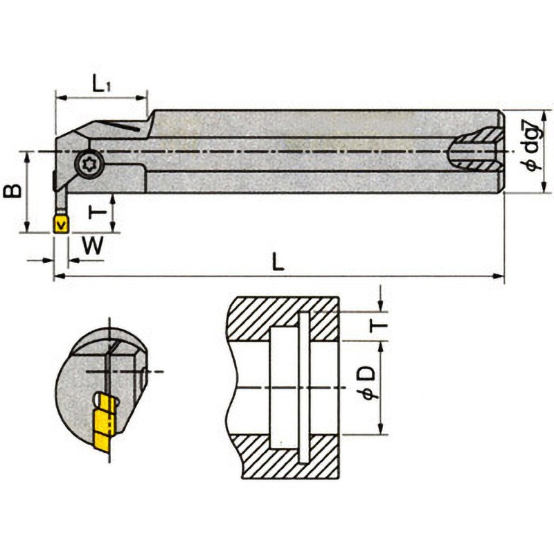 GHIR 40C-612 ホルダ 1個 イスカル 【通販モノタロウ】 27,937円