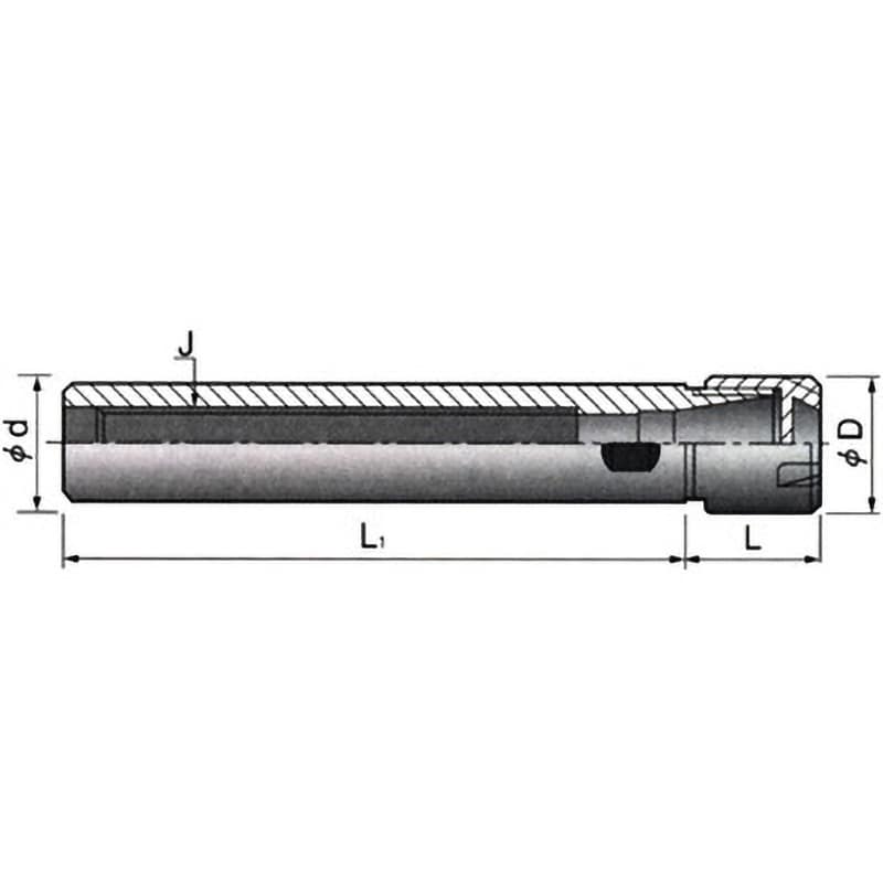 ST20X100 ER20 M コレットチャック(廻り止め付き) 1個 イスカル 【通販