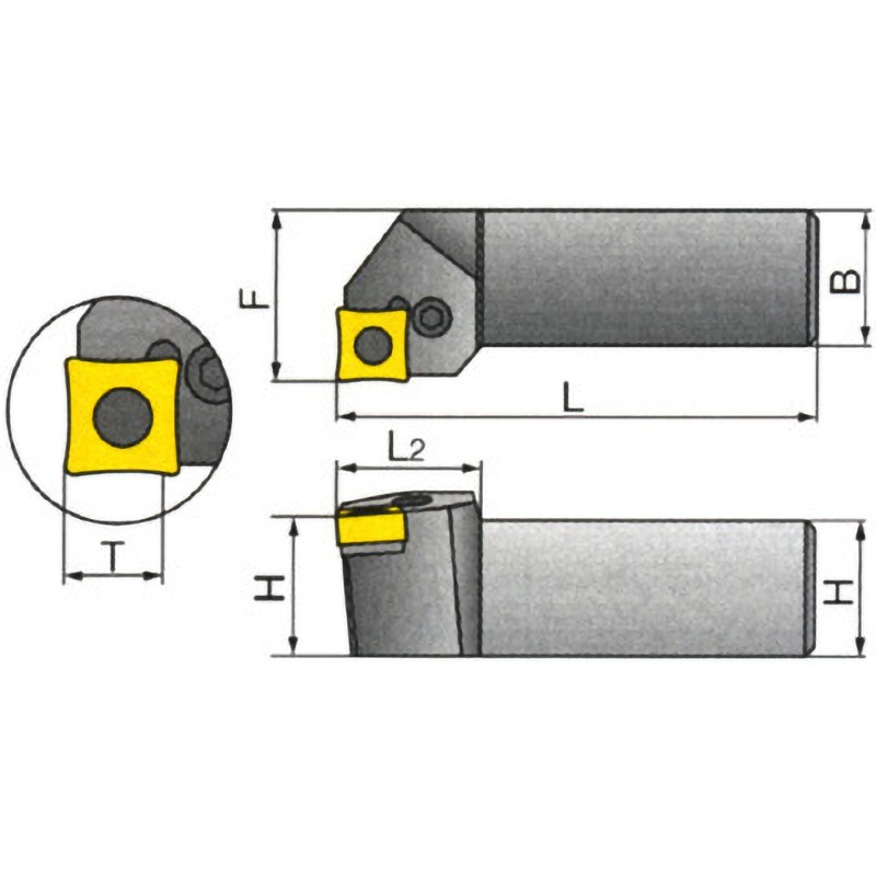 PQLNR 1616H-09 ホルダ イスカル 右勝手