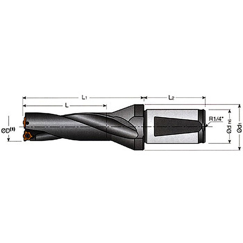 DZ028-063-32-05 DZ ドリル イスカル 刃先径28mm溝長63mm 1本 DZ028-063-32-05