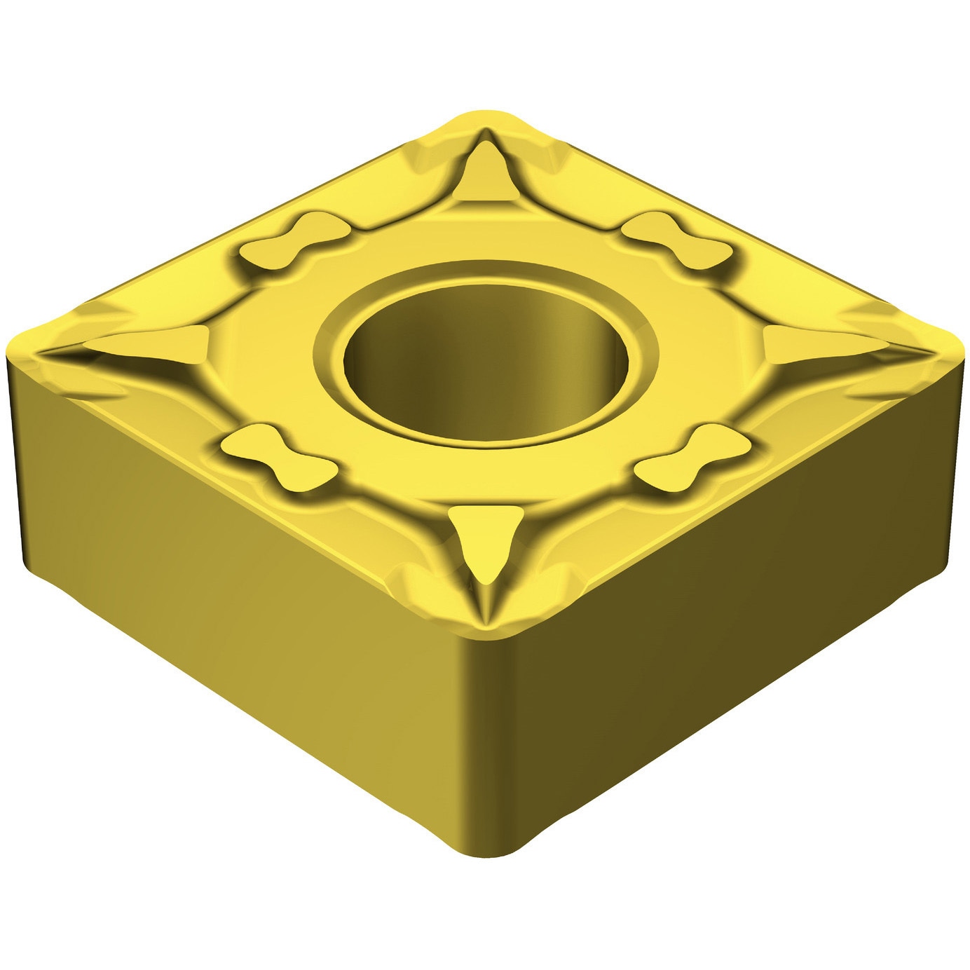 SNMG 12 04 04-MF 2015 旋削ネガ   SN□□型-12(正方形90°)R0.4 被削材M(ステンレス鋼) サンドビック チップ溝・穴記号G 1箱(10個) SNMG 12 04 04-MF 2015