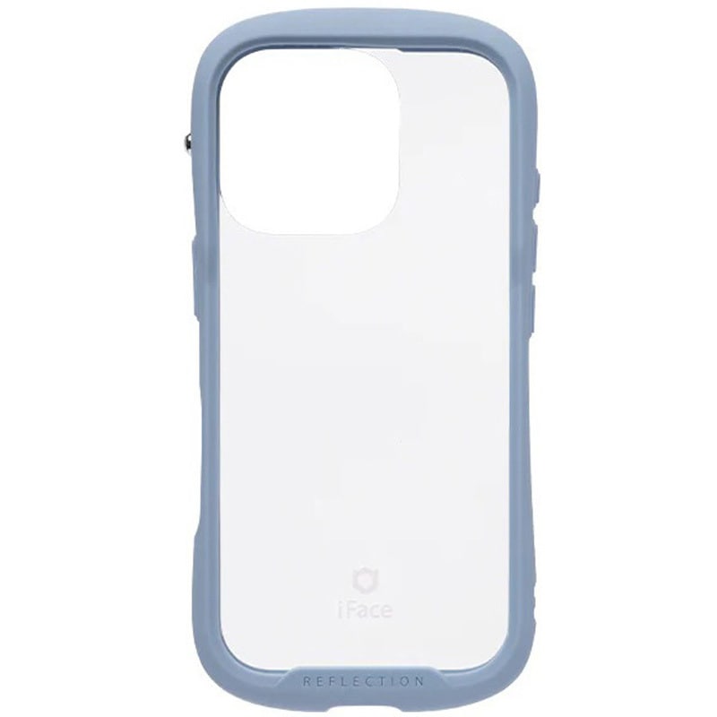 iFace Reflection iPhone 16 ケース クリア 強化ガラス(ペール