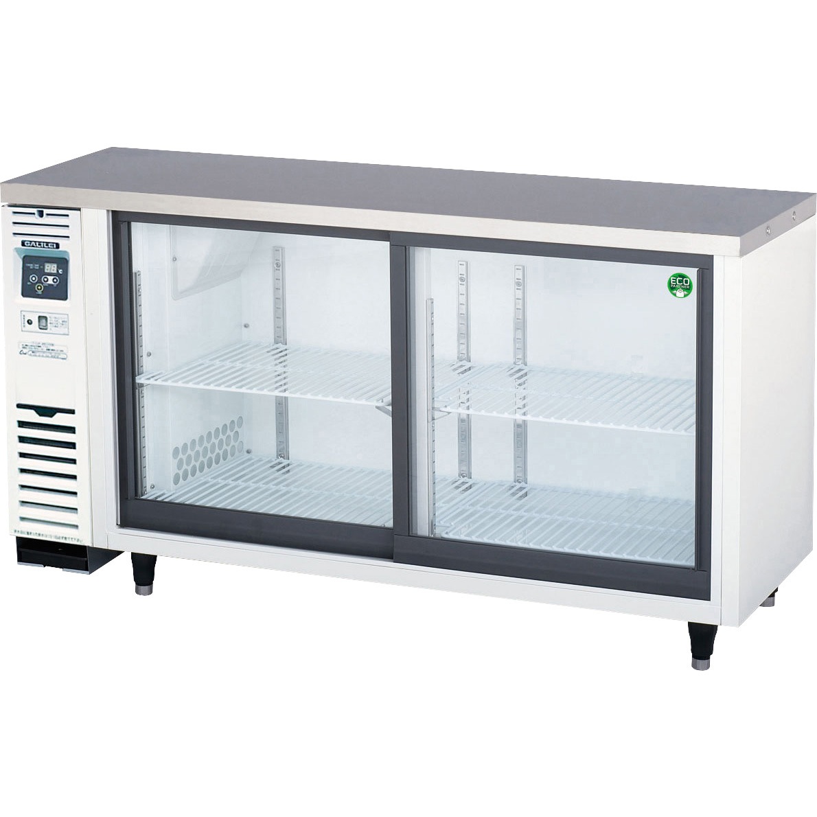 LGC-150REX 小型リーチインショーケース フクシマガリレイ 外形寸法1500×600×800mm 1台(1台)