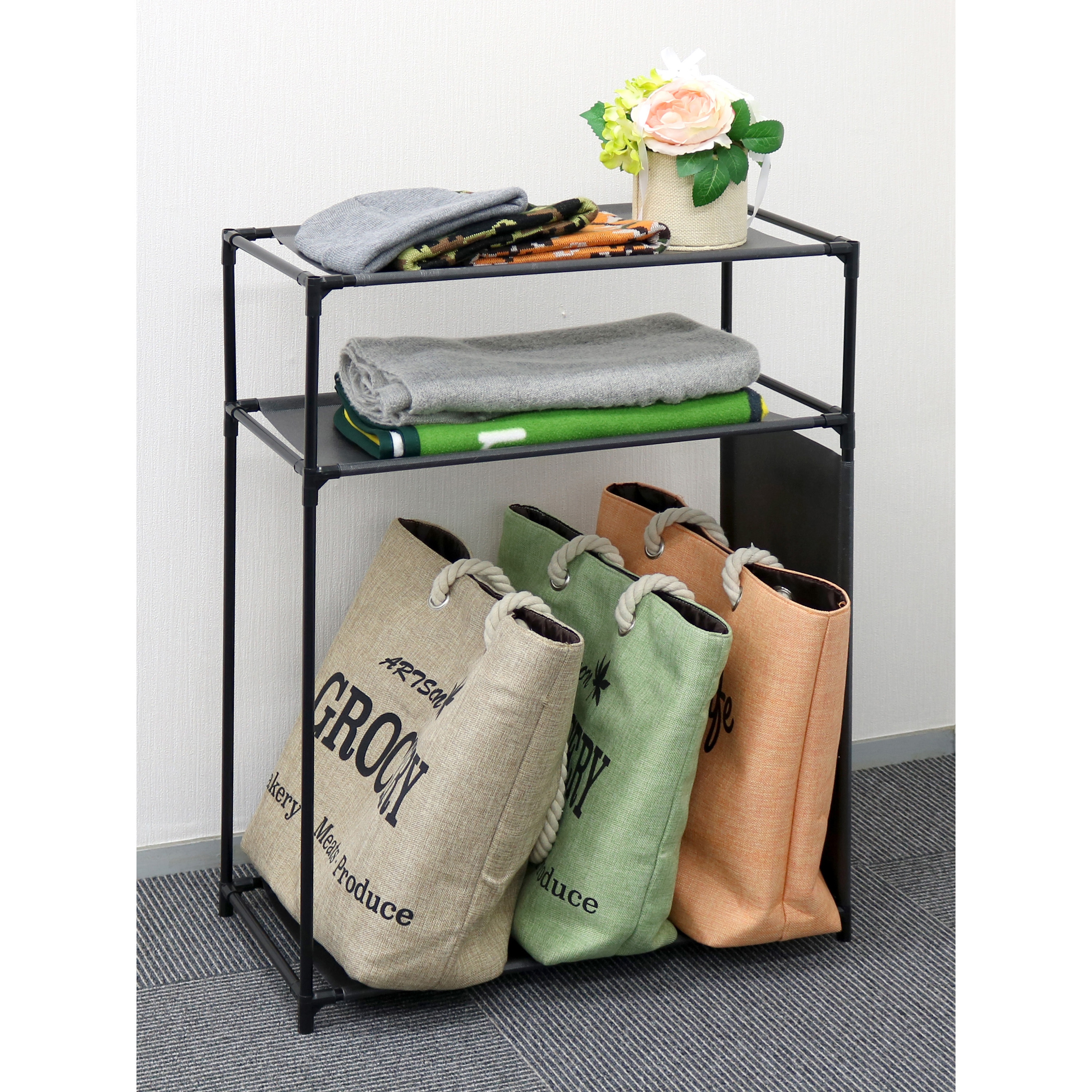 10516 シンプルフリーラック 4段 トレードワン サイズ570×280×718mm