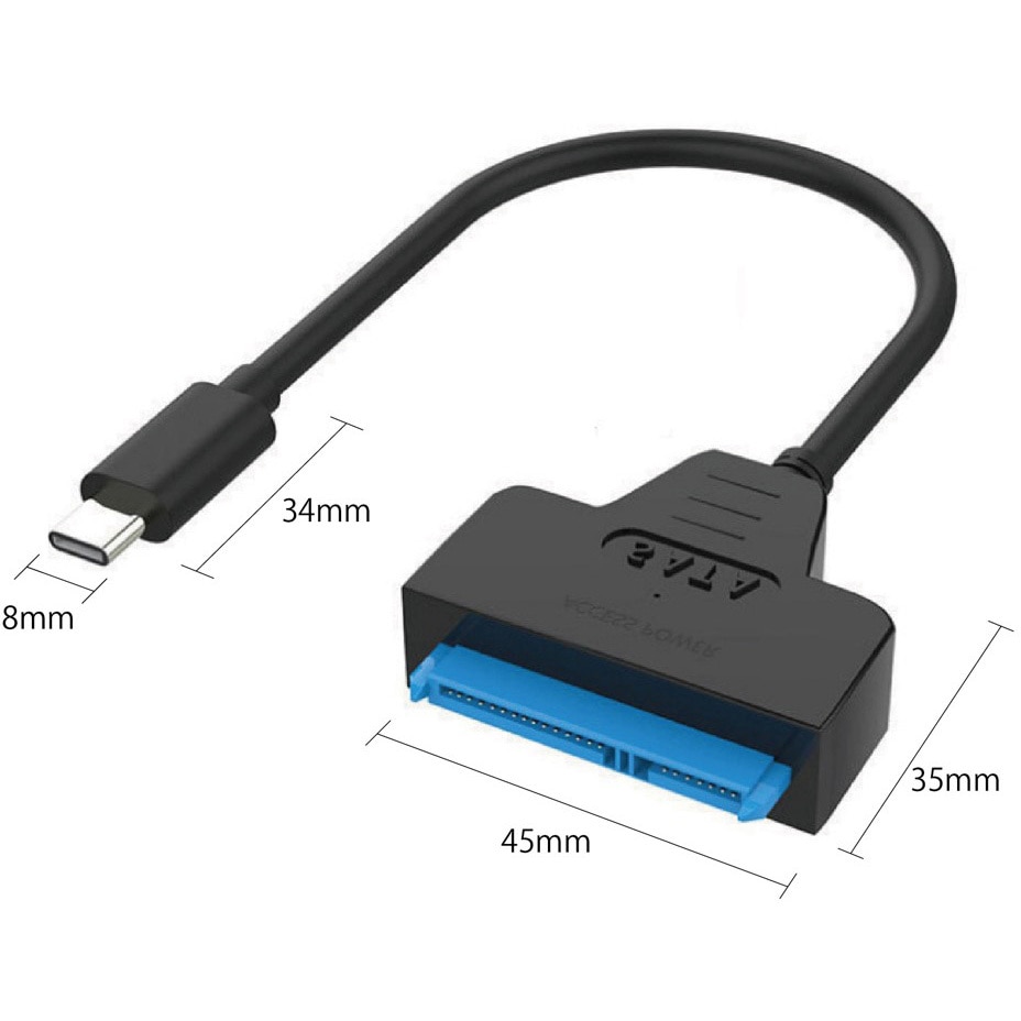 AFF-SATA001-C SATA USB 変換ケーブル 5Gbps 高速転送 2.5インチSSD