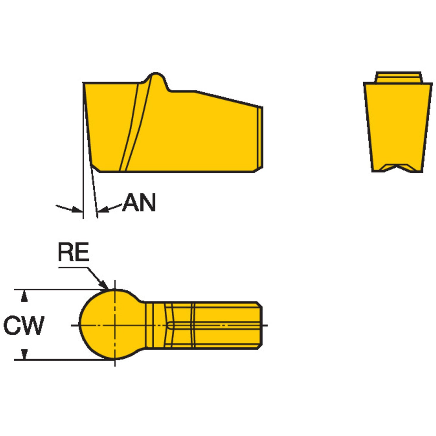 N151.2-300-30-4P 235 T-Max(R) Qカット 倣い加工用チップ サンドビック コーナーR1.5mm 1箱(10個) 14,425円