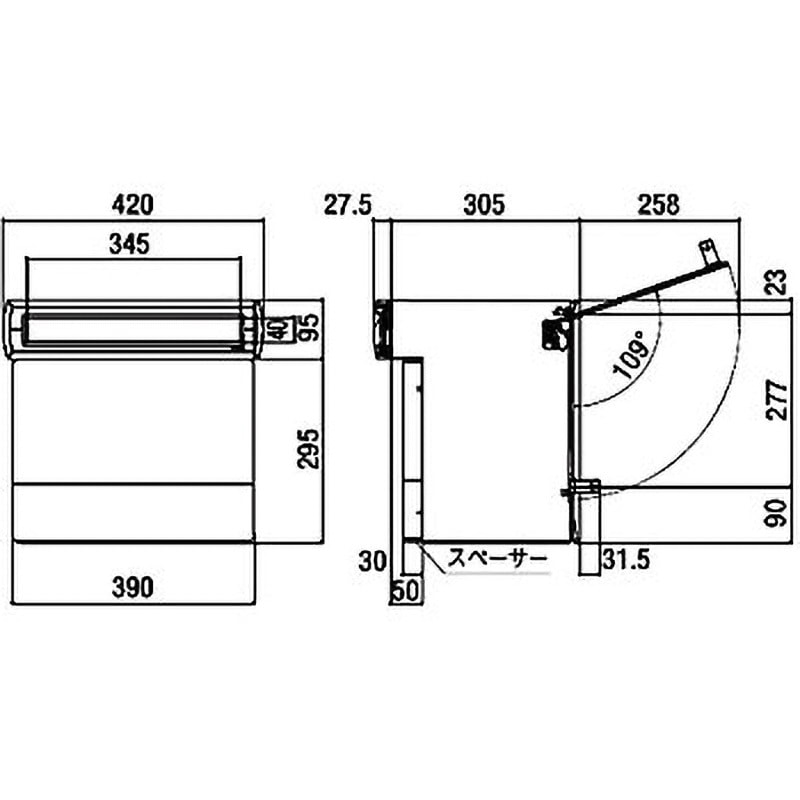 VPQ23 エクスポスト N-1型 1台 TOEX(LIXIL) 【通販モノタロウ】