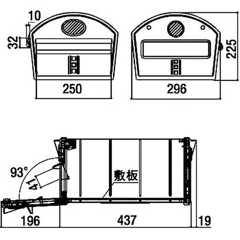 VRQ42 エクスポスト W-1型 1台 LIXIL(TOEX) 【通販モノタロウ】