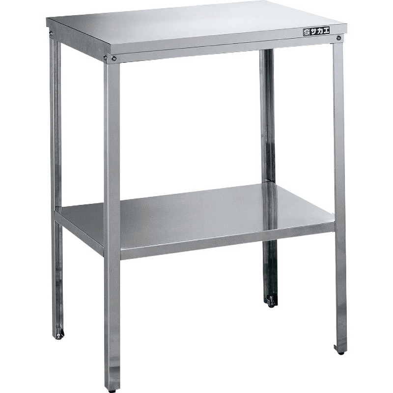 SK4-600 ステンレス小型作業台 サカエ 材質(天板)SUS430 間口600mm奥行