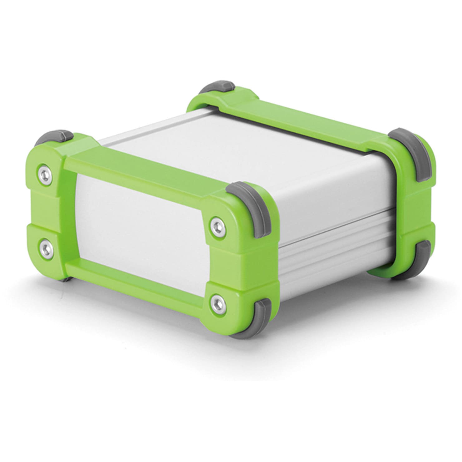 EXP30-9-25SL コーナーガード付アルミケースアルミパネルタイプ EXPシリーズ タカチ電機工業 耐衝撃 シルバー/ライム色   EXP30-9-25SL