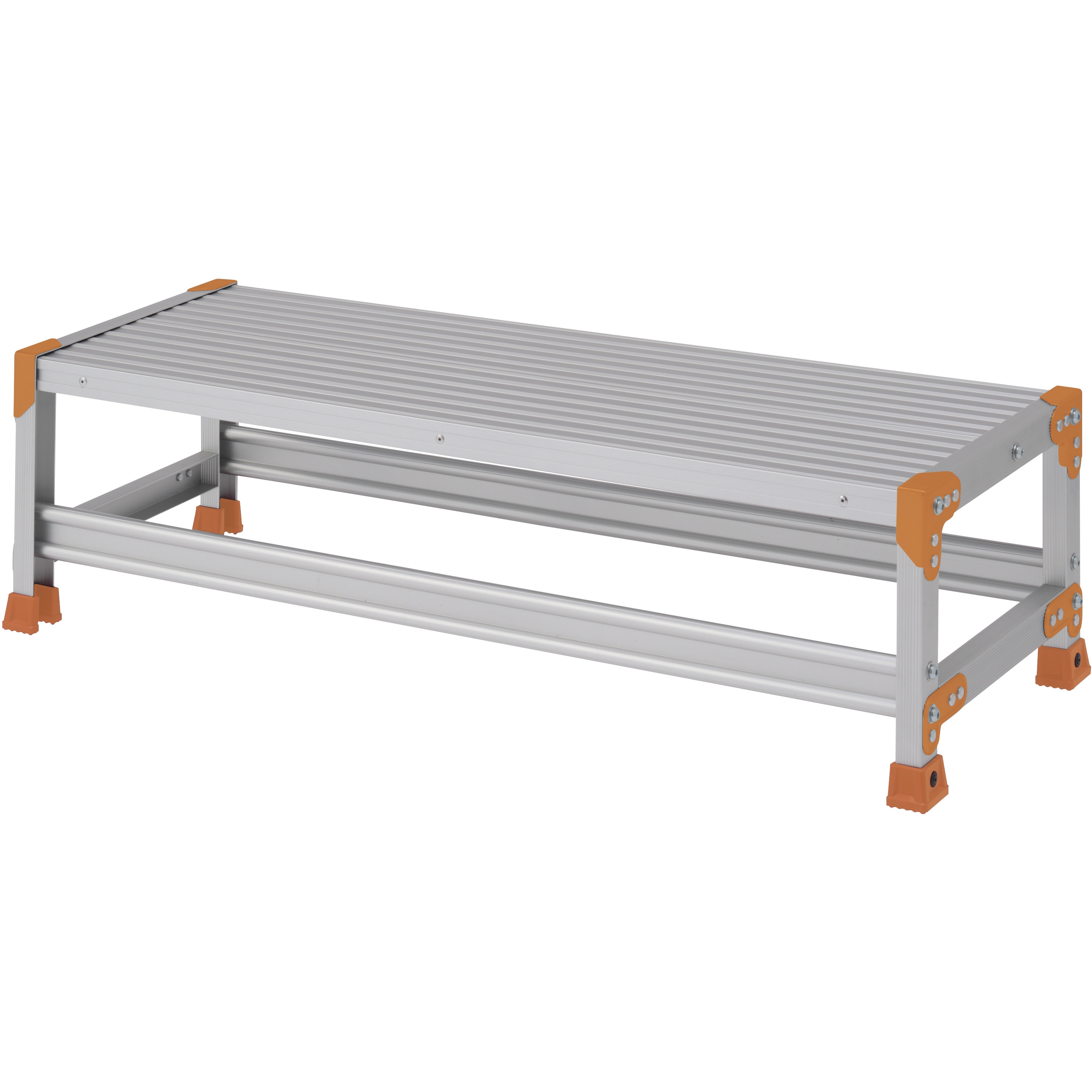 FGN-1X30 Danchi(ダンチ) 作業台 1段 FGN (踏面:標準タイプ) ピカコーポレイション アルミ合金/アルマイト仕上 組立式 天板高さ0.3m