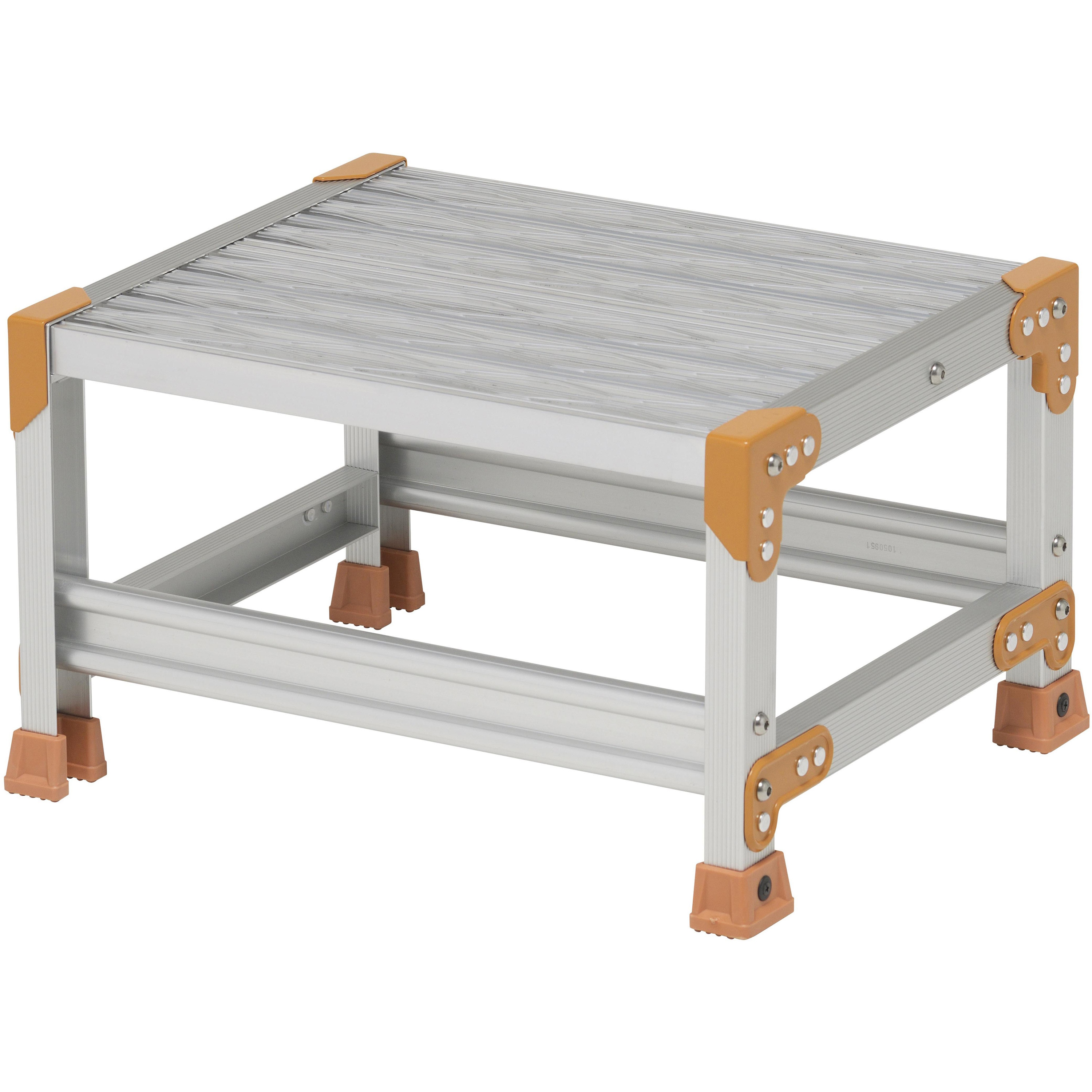 ピカ/Pica 作業台（Danchiシリーズ) FGR-1830 踏面：グレーチングタイプ 最大使用質量：150kg 天場高さ：0.3ｍ 段数：1 質量：7.7kg ダンチ ピカ FGR-1650 踏台 Danchi（ダンチ） グレーチング踏面 1段送料無料