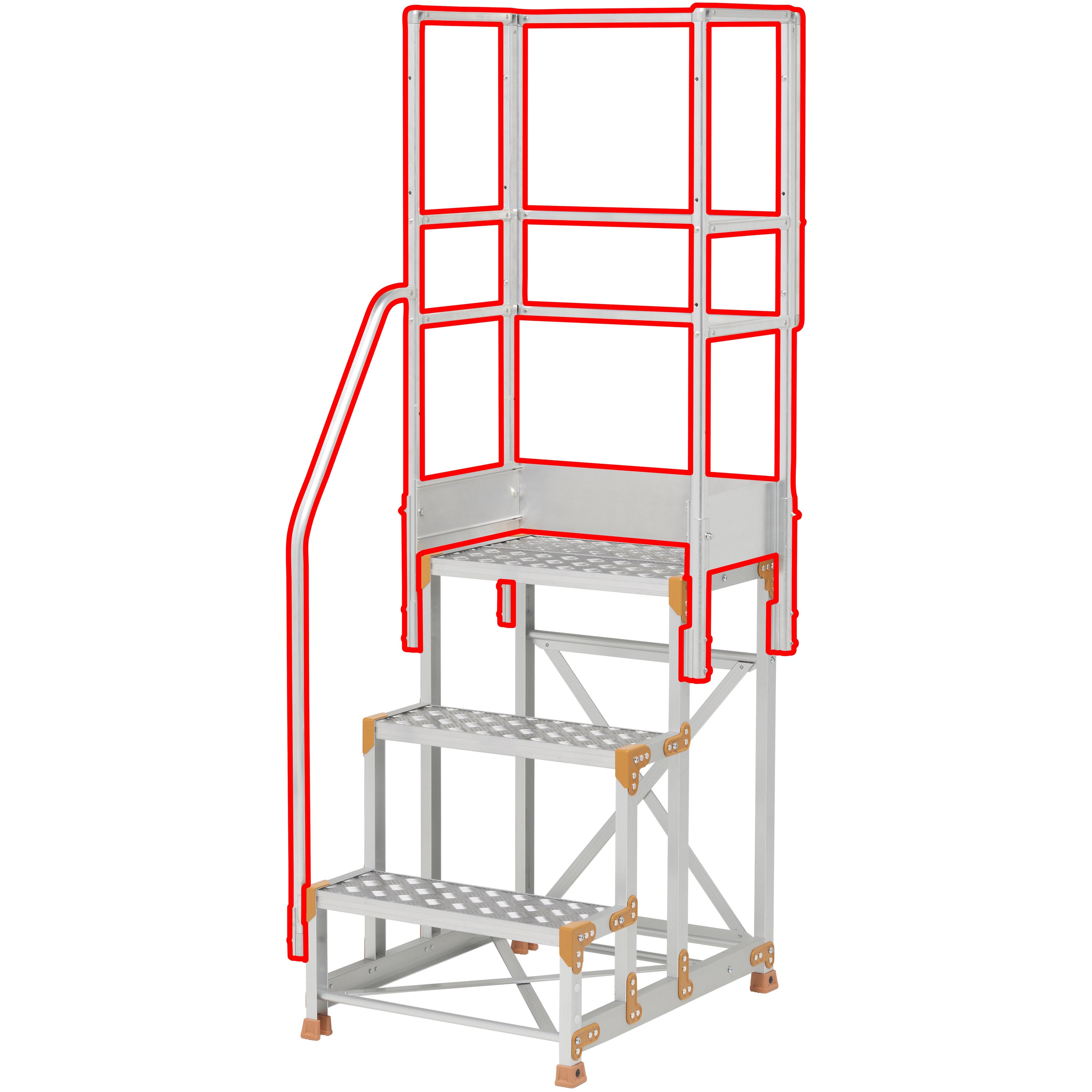 FGN-TKS346 Danchi(ダンチ)  用オプション 片手すり天場三方 ピカコーポレイション 1100mm兼用タイプ 手すり高さ900mm  FGN-TKS346 41,587円