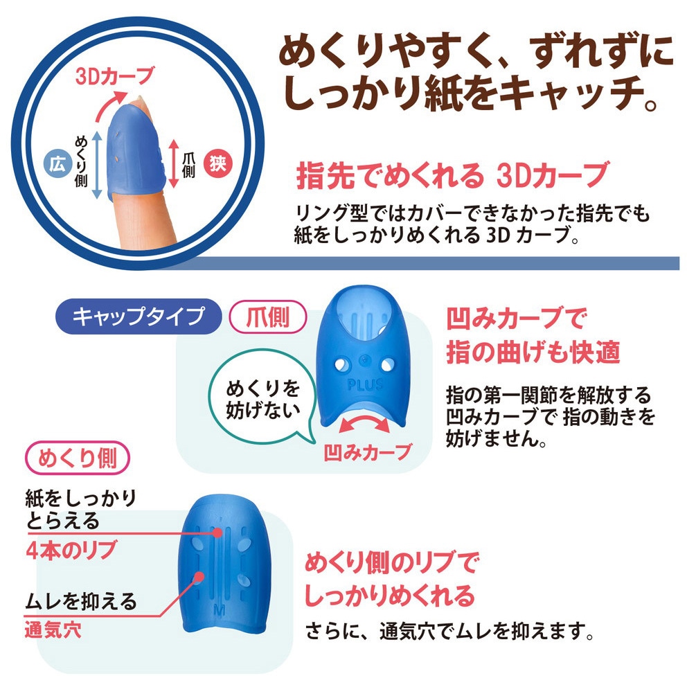 KM-302CAR(35818) 指サック メクリッコキャッチ タイプミックス PLUS