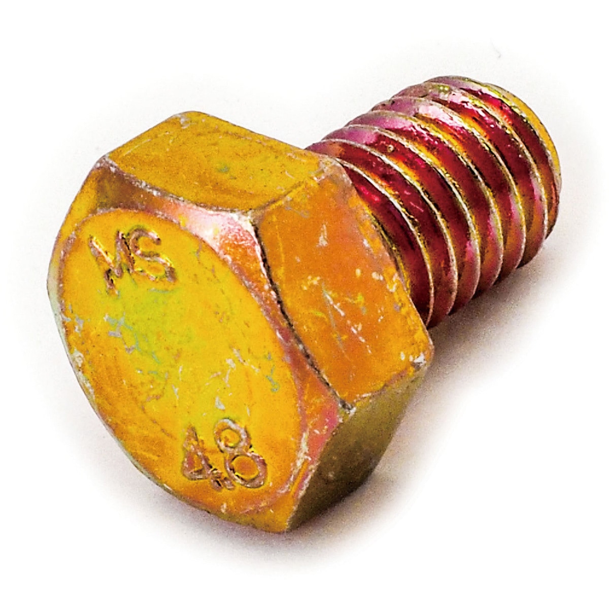 鉄 六角ボルト(半ねじ) M6x200 クロメート 【50個入】 10.9六角