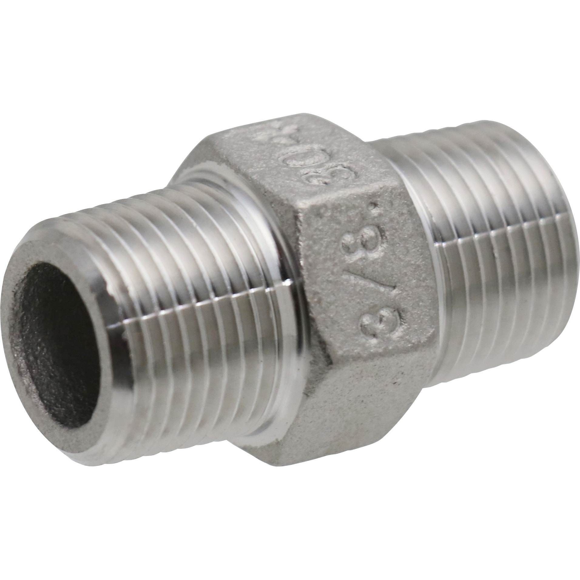 HXNI ニップル ステンレス製ねじ込み管継手 吉年 PTネジ 呼び径