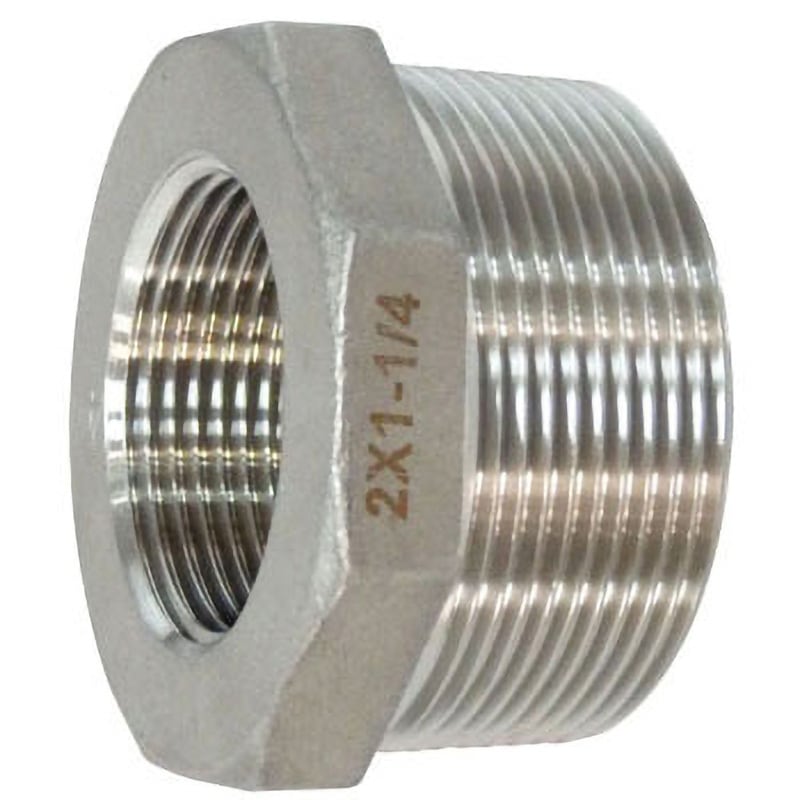 BU 径違いブッシング ステンレス製ねじ込み管継手 吉年 PTネジ 対応